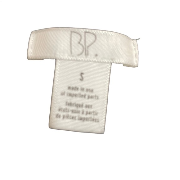 BP womens blouse-round collar fluttery short sleeves Rayon black size Small - Picture 6 of 10